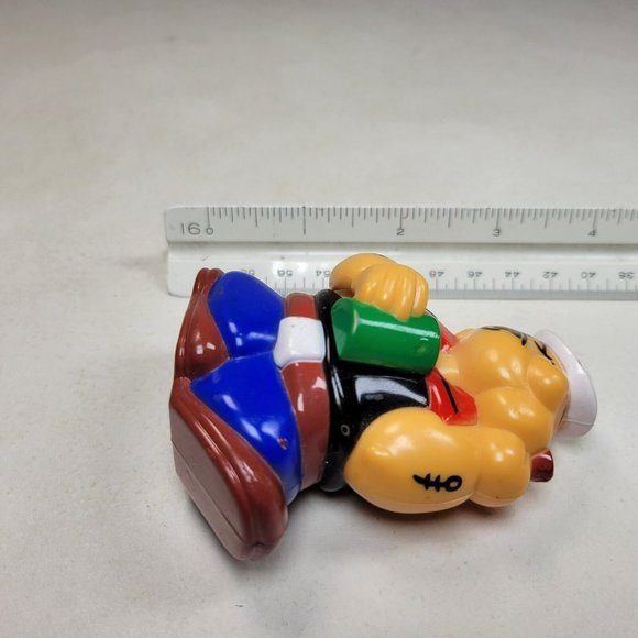 Superior Popeye 3.5" Plastic Gumball Dispenser King Features 1983 Hong Kong - Picture 3 of 7